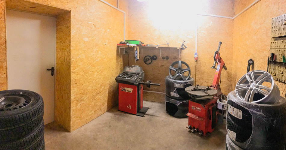 Foto der Werkstatt von innen